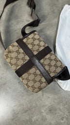 Gucci canvas belt bag