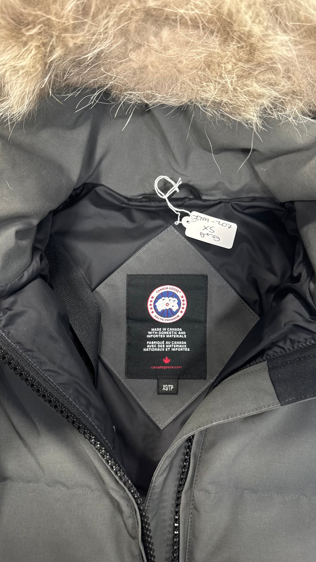 Canada Goose Graphite Grey Chelsea Parka