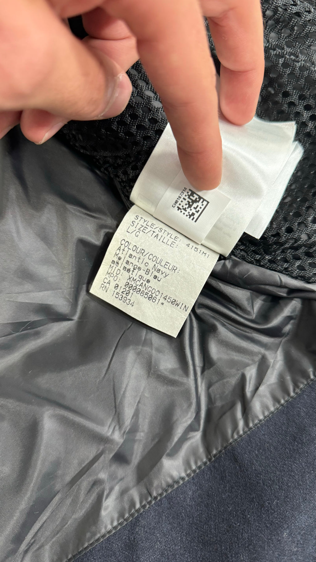 Canada Goose Atlantic Navy Wool Garson Gilet