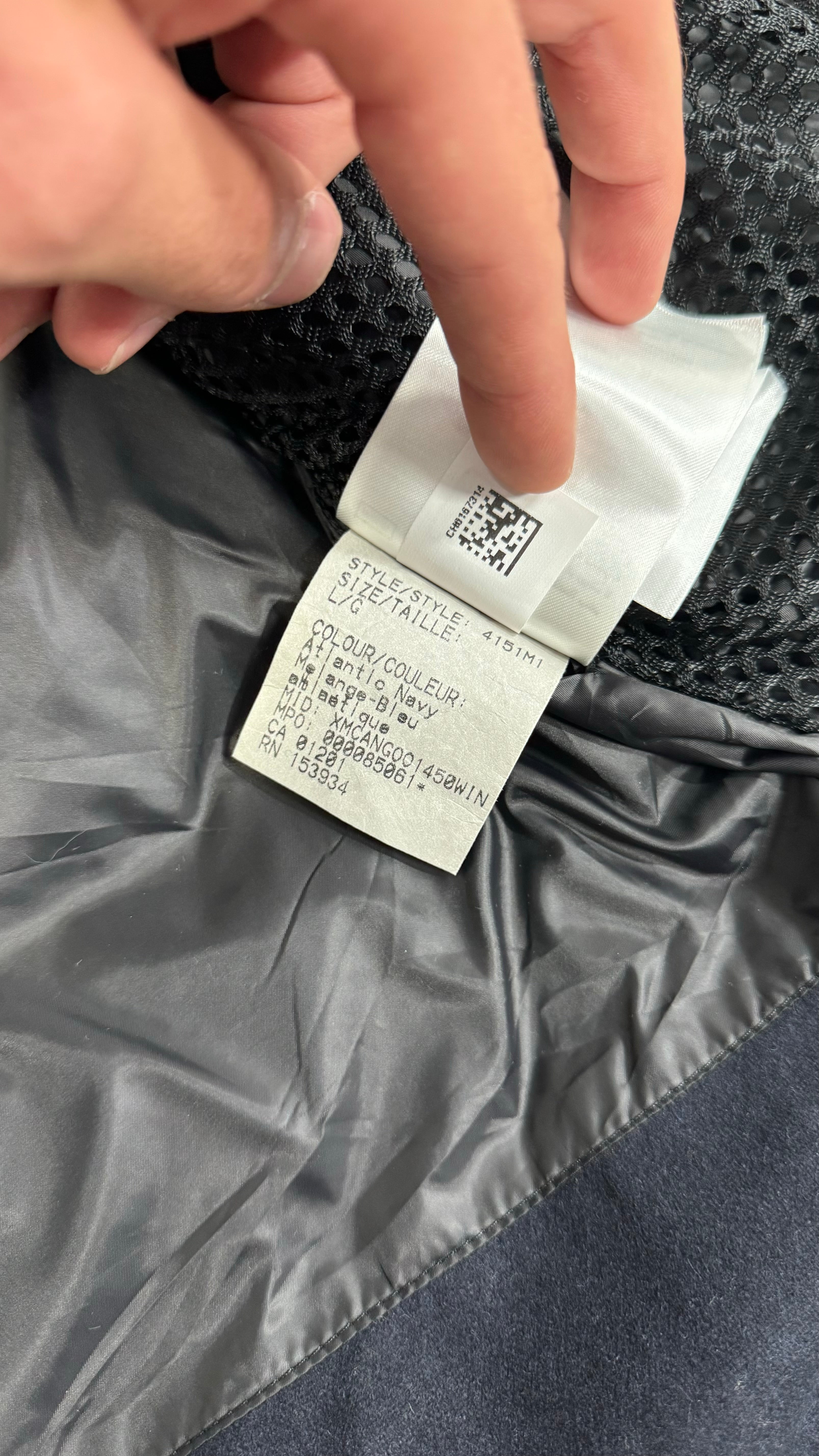 Canada Goose Atlantic Navy Wool Garson Gilet