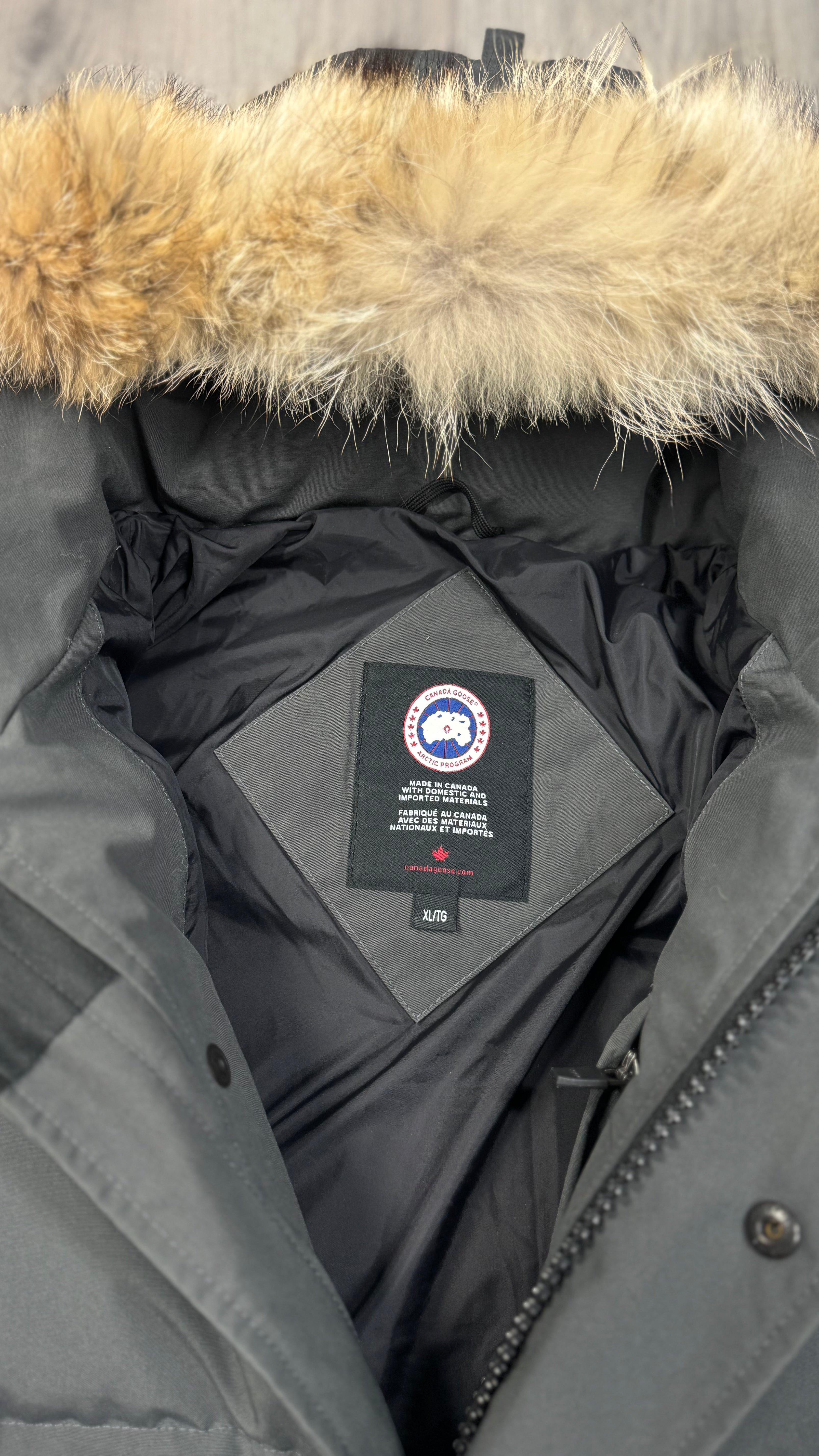 Canada Goose Graphite Grey Wyndham Parka
