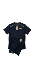 Nike Black Miler Short Set