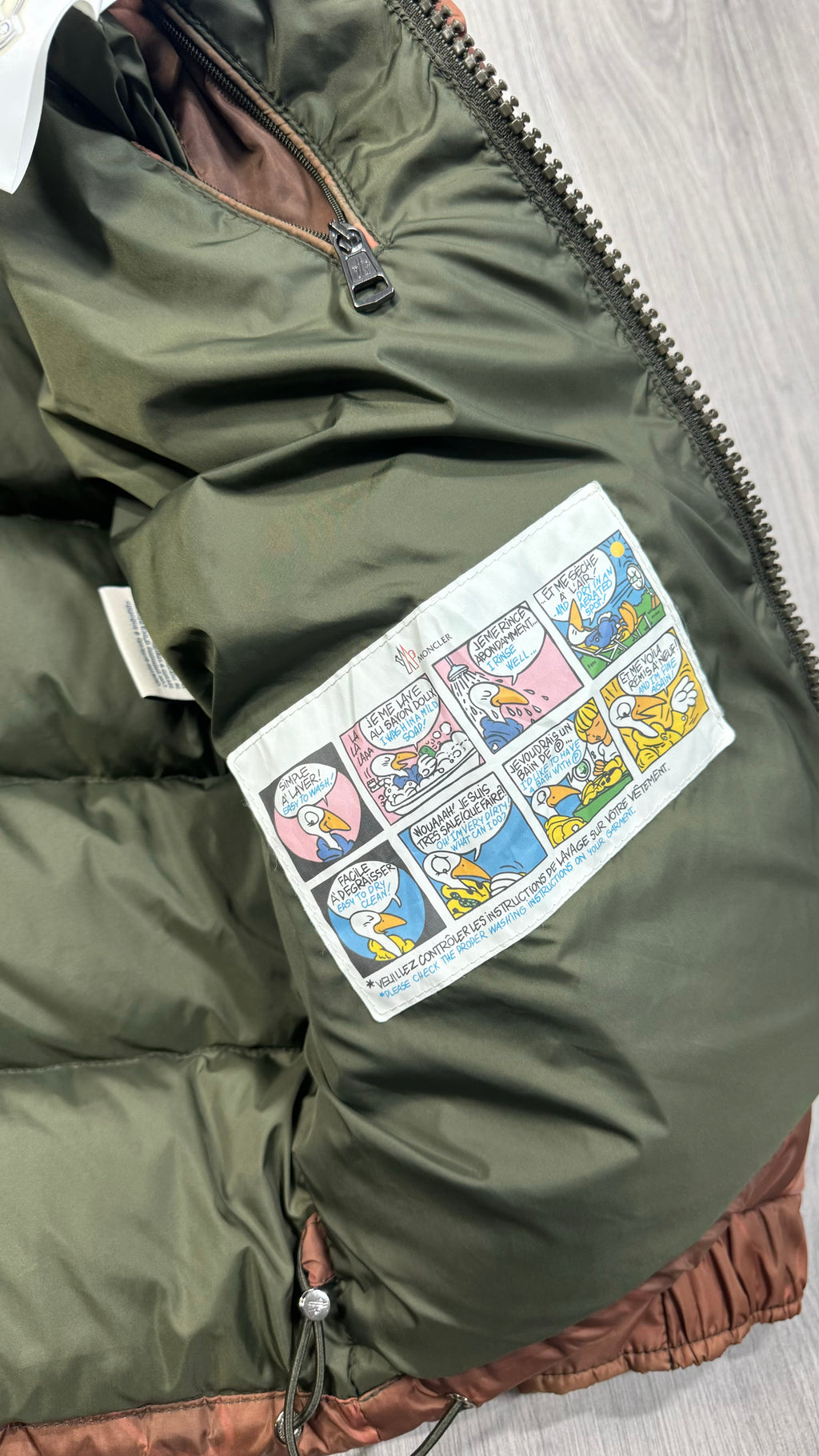 Moncler Tan / Organe Maya Short Down Jacket