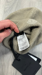 Moncler Beige Beanie
