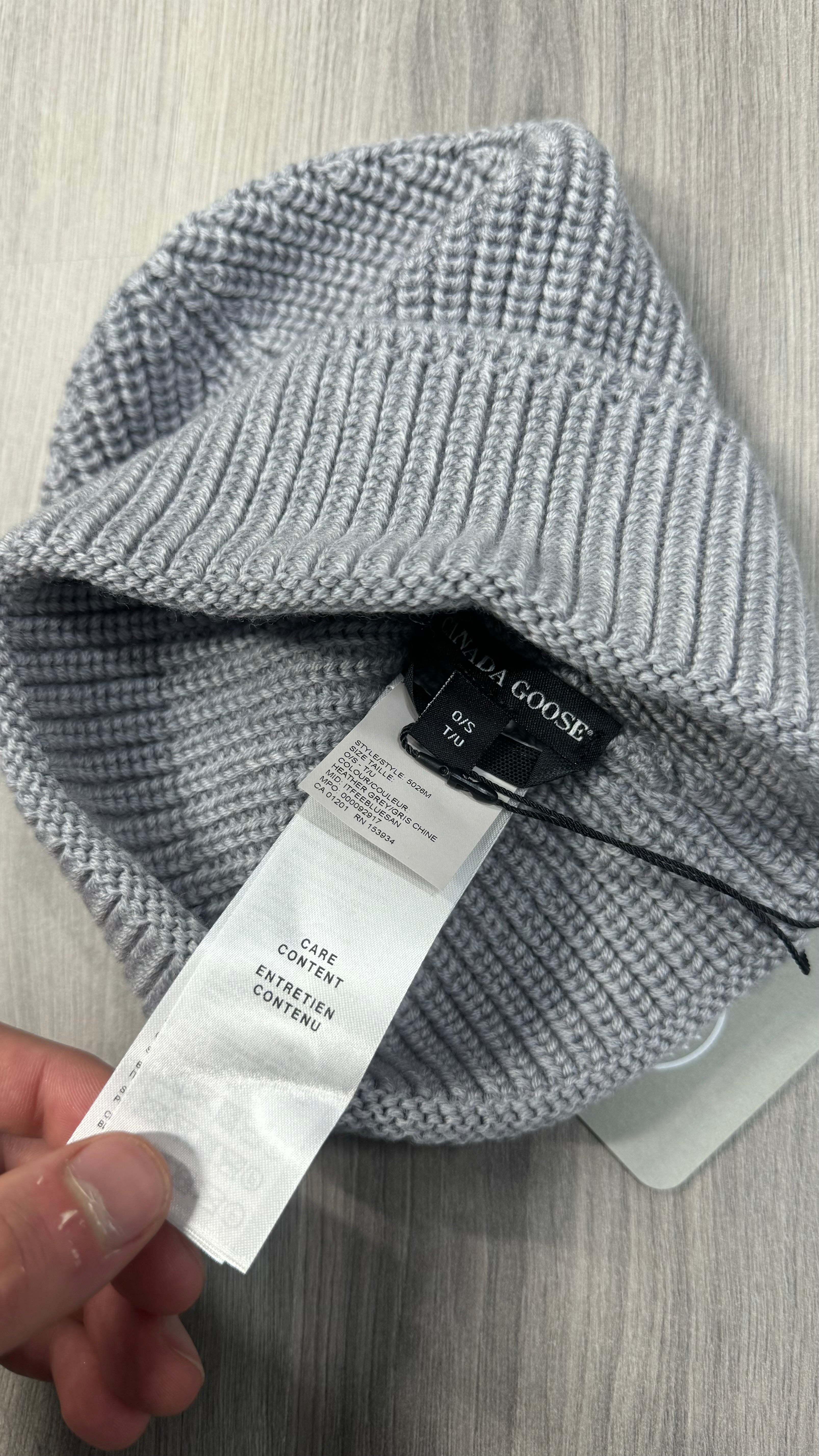 Canada Goose Grey Beanie