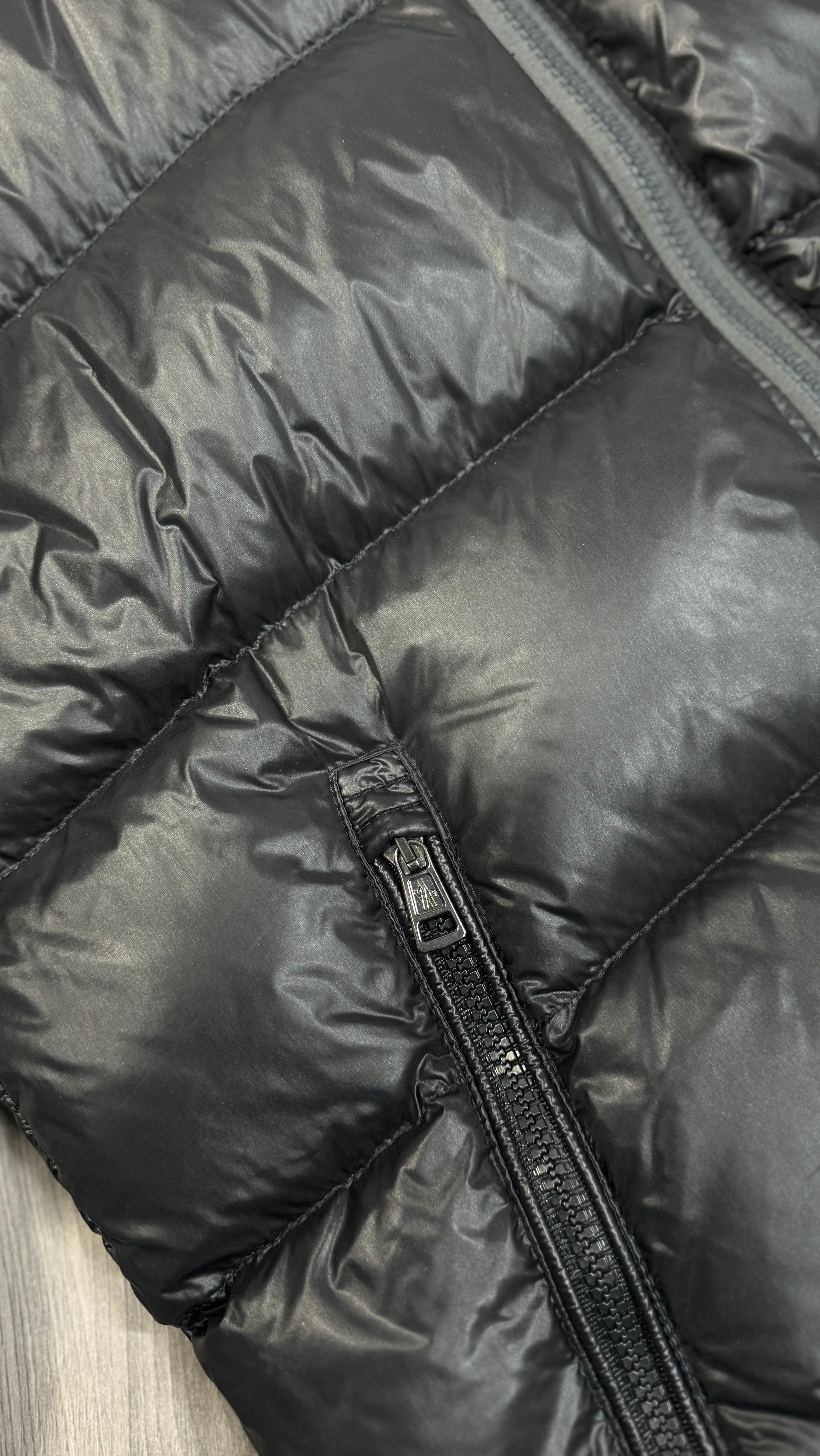 Moncler Black Zyn Short Down Jacket