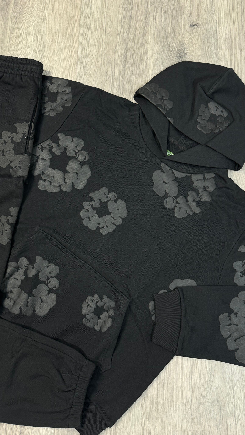 Denim Tears Black on Black Tracksuit