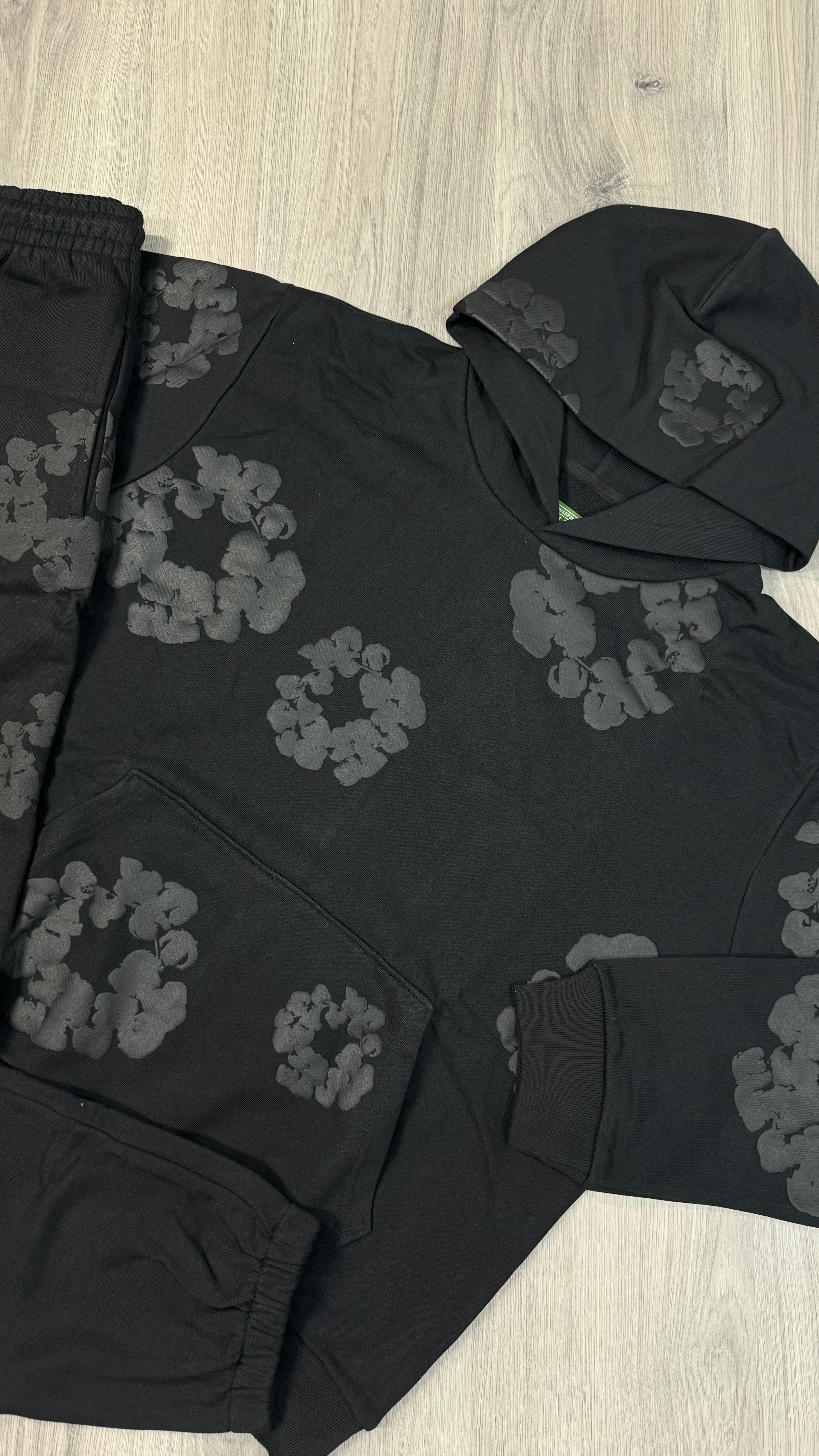 Denim Tears Black on Black Tracksuit