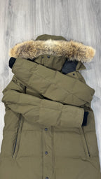 Canada Goose Khaki Military Green Wyndham Parka