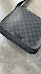 Louis Vuitton Black Damier PM messenger bag