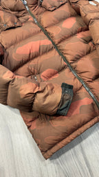 Moncler Tan / Organe Maya Short Down Jacket