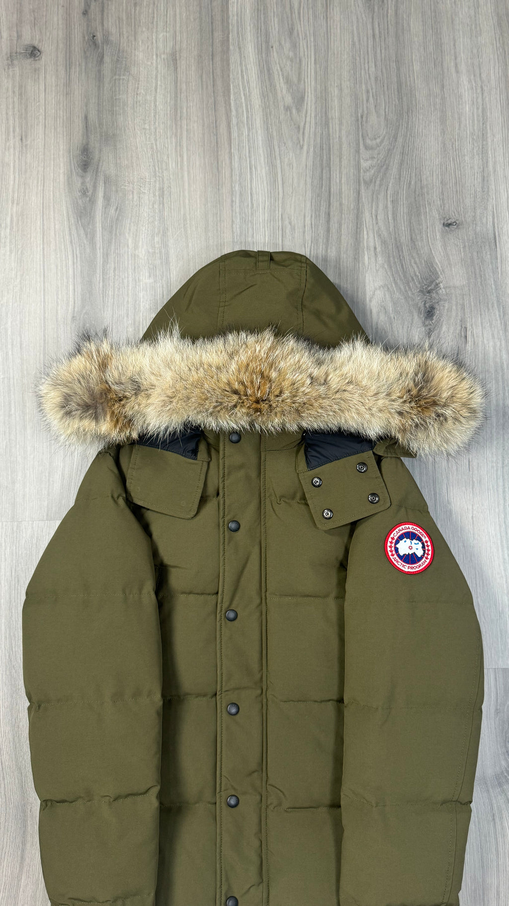 Canada Goose Khaki Wyndham Parka