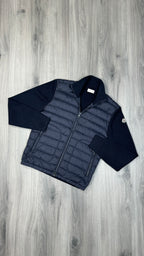 Moncler Navy Zip Up Cardigan Jacket