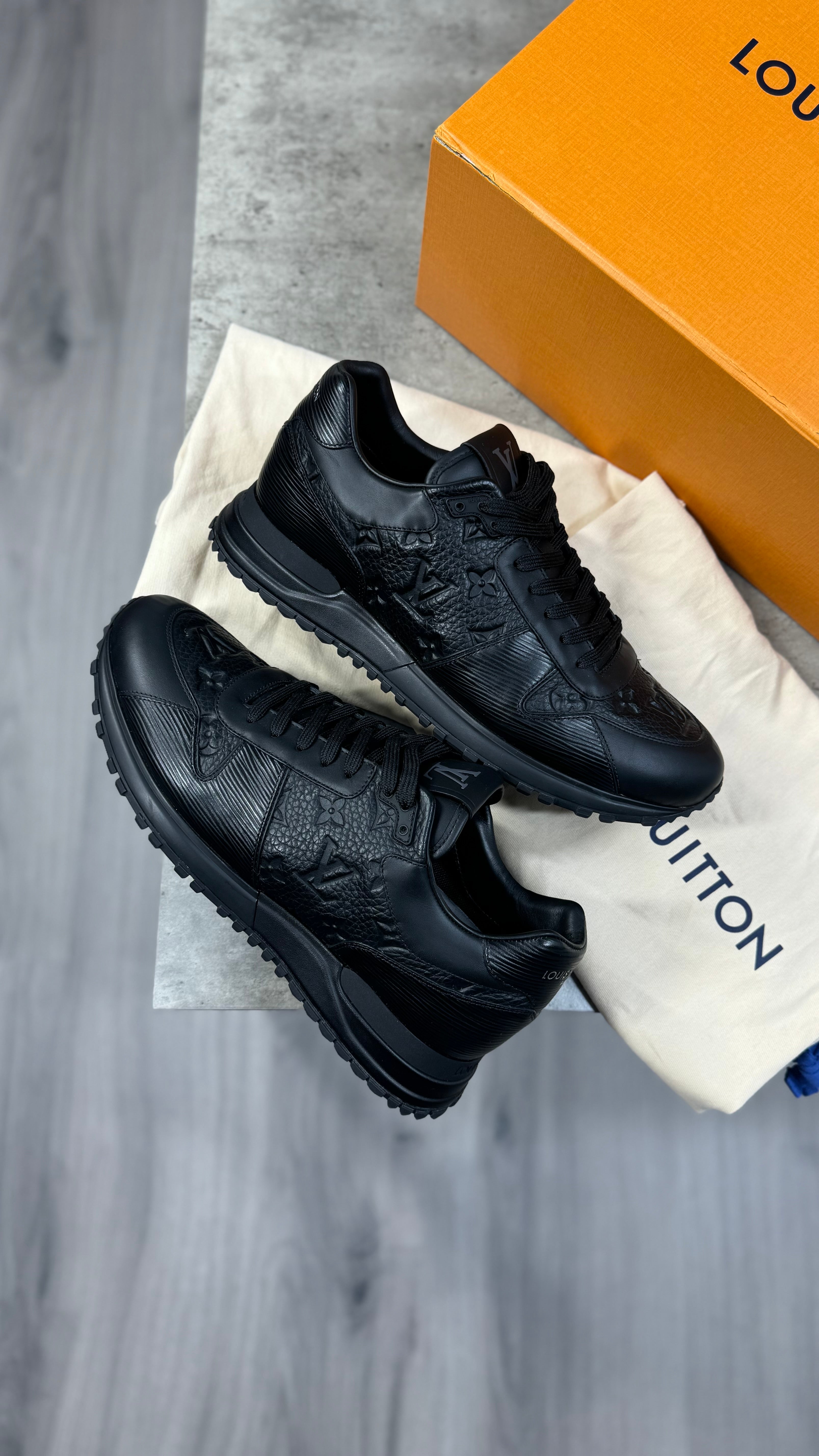 Louis Vuitton Black Runaway Trainers