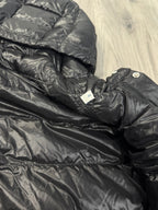 Moncler Black Gilere hooded down jacket
