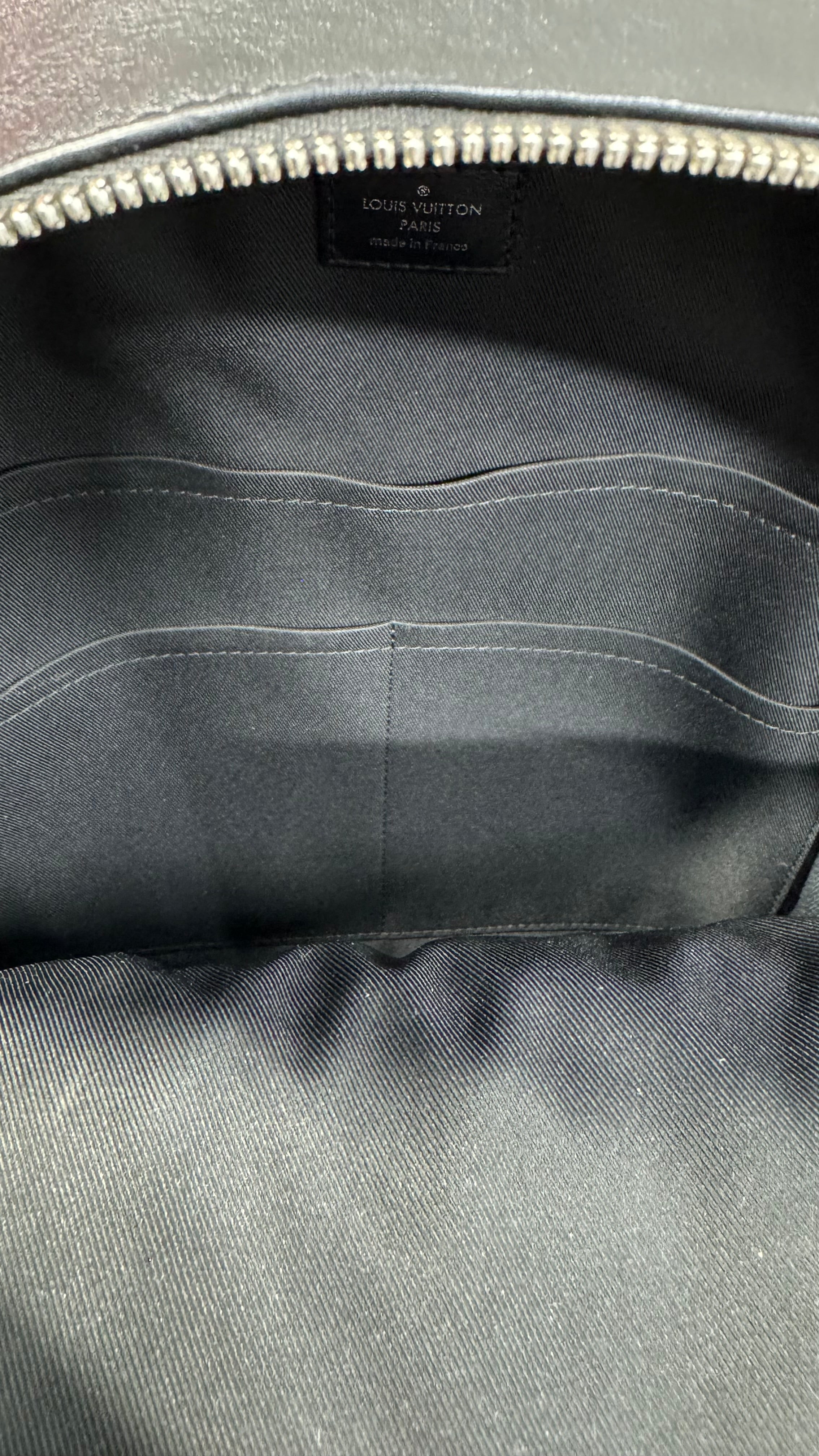 Louis Vuitton Josh Backpack In Monogram Macassar Canvas With Black Leather