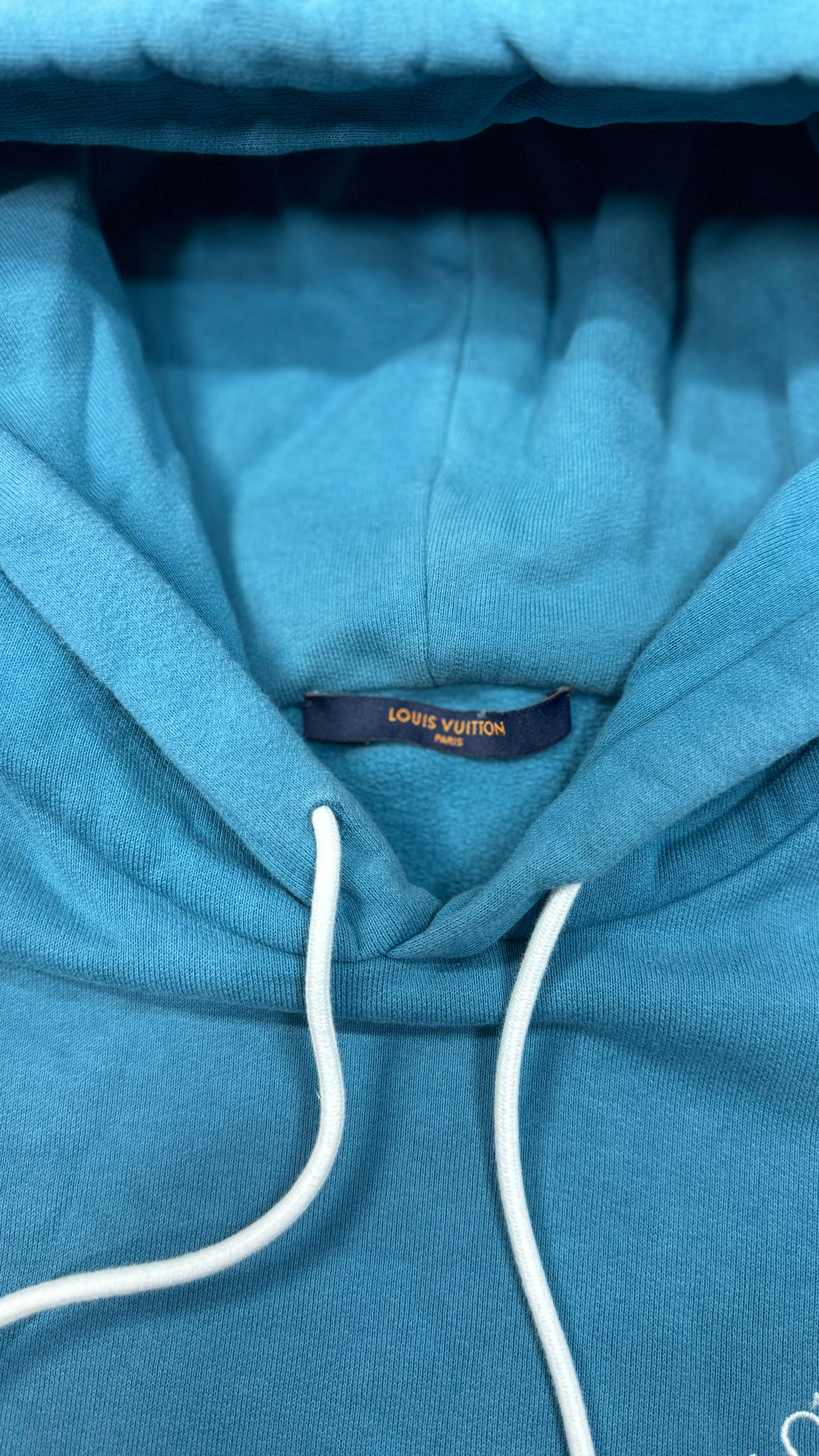 Louis Vuitton Blue Pin Hoodie