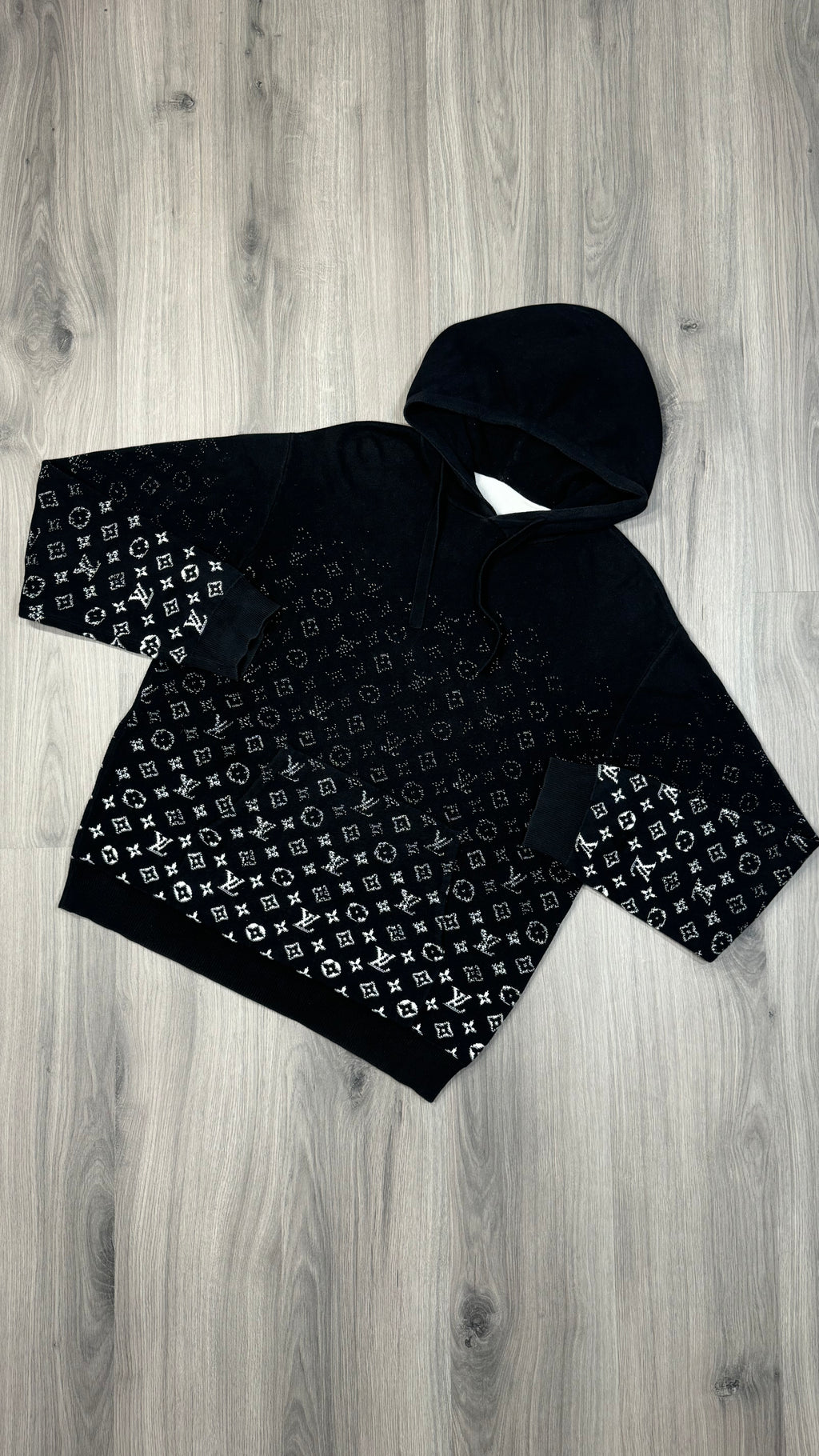 Louis Vuitton Black Gradient Hoodie