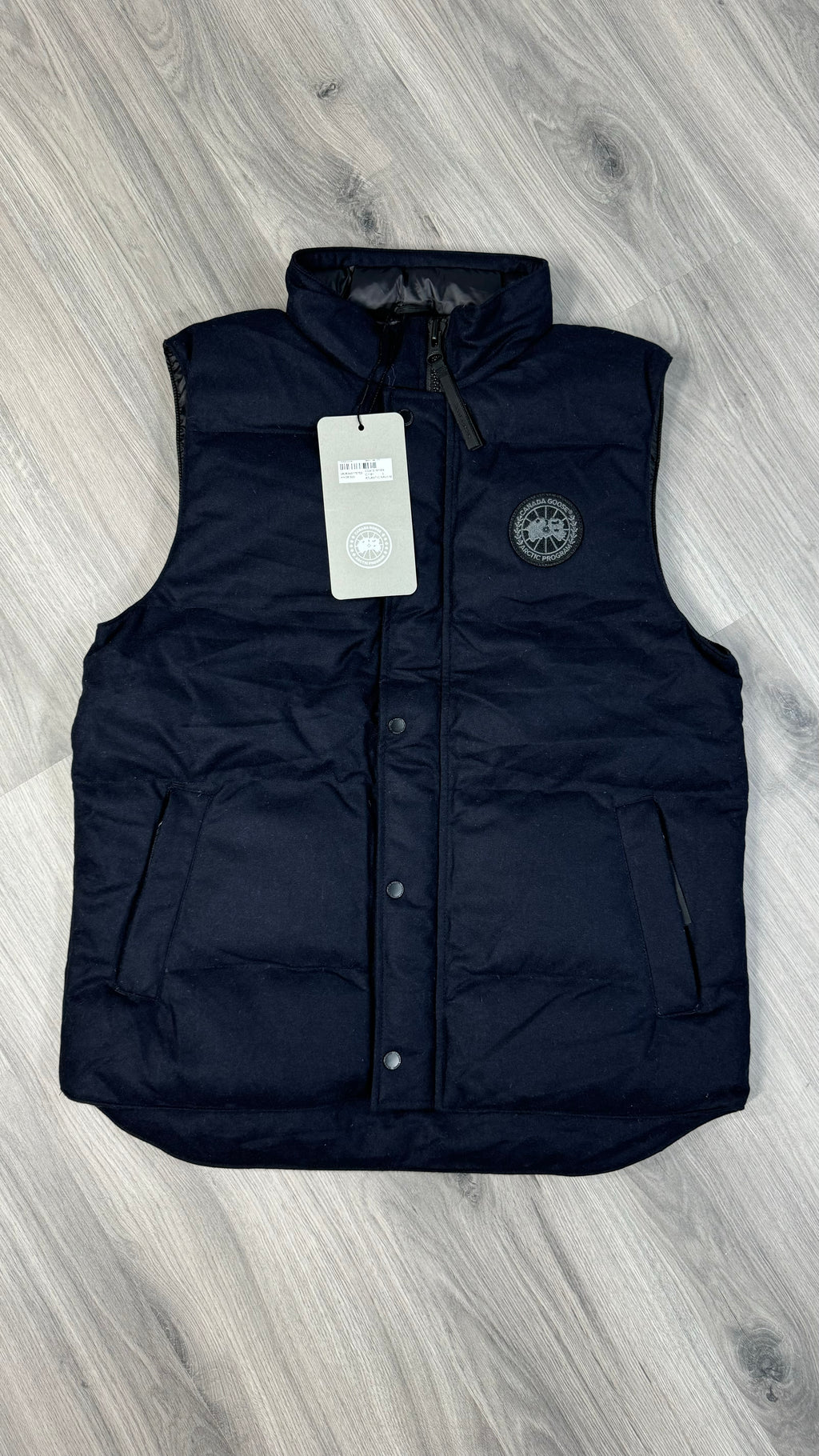Canada Goose Atlantic Navy Wool Garson Gilet