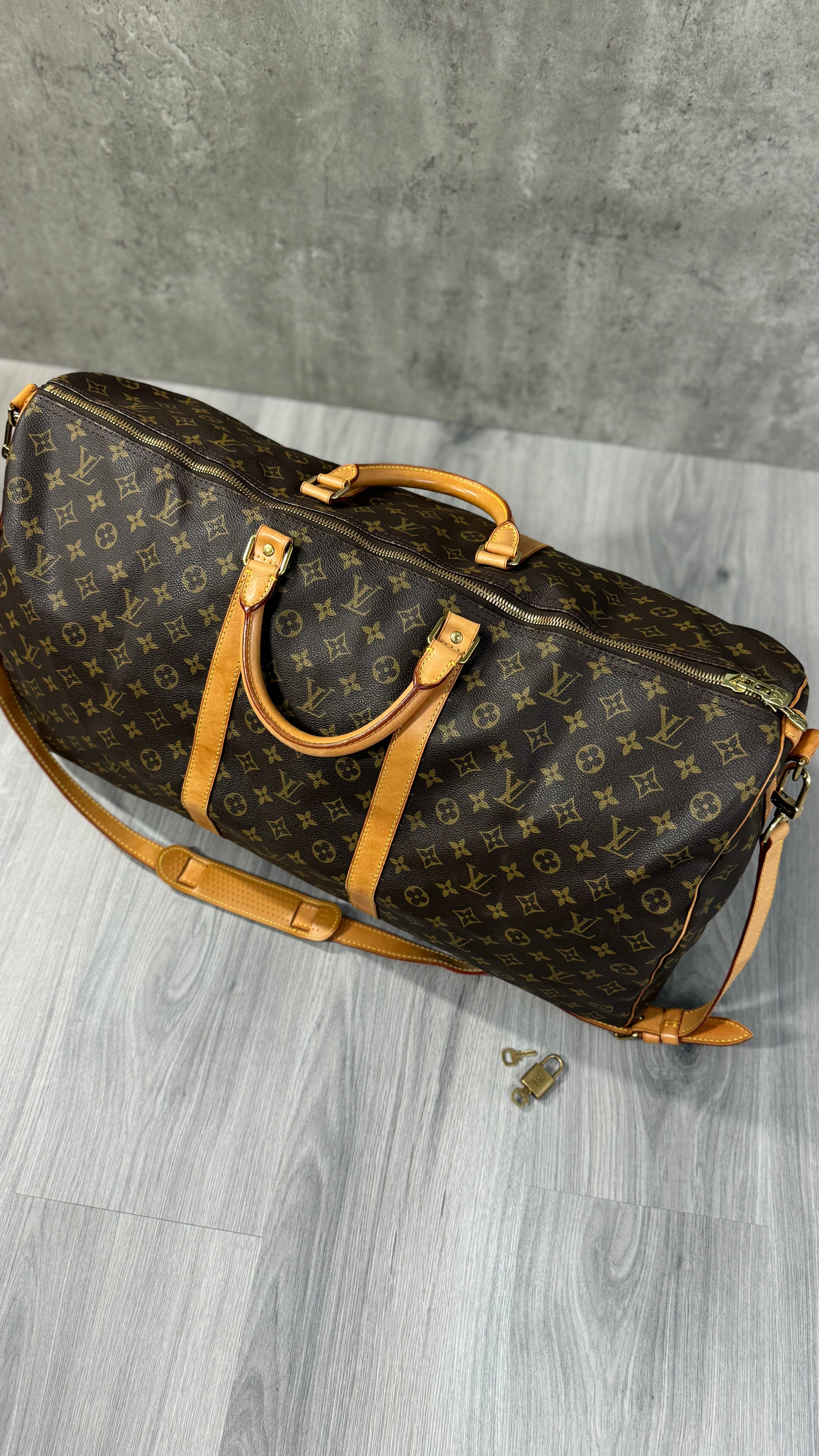 Louis Vuitton Keepall Bandoulière Brown Monogram