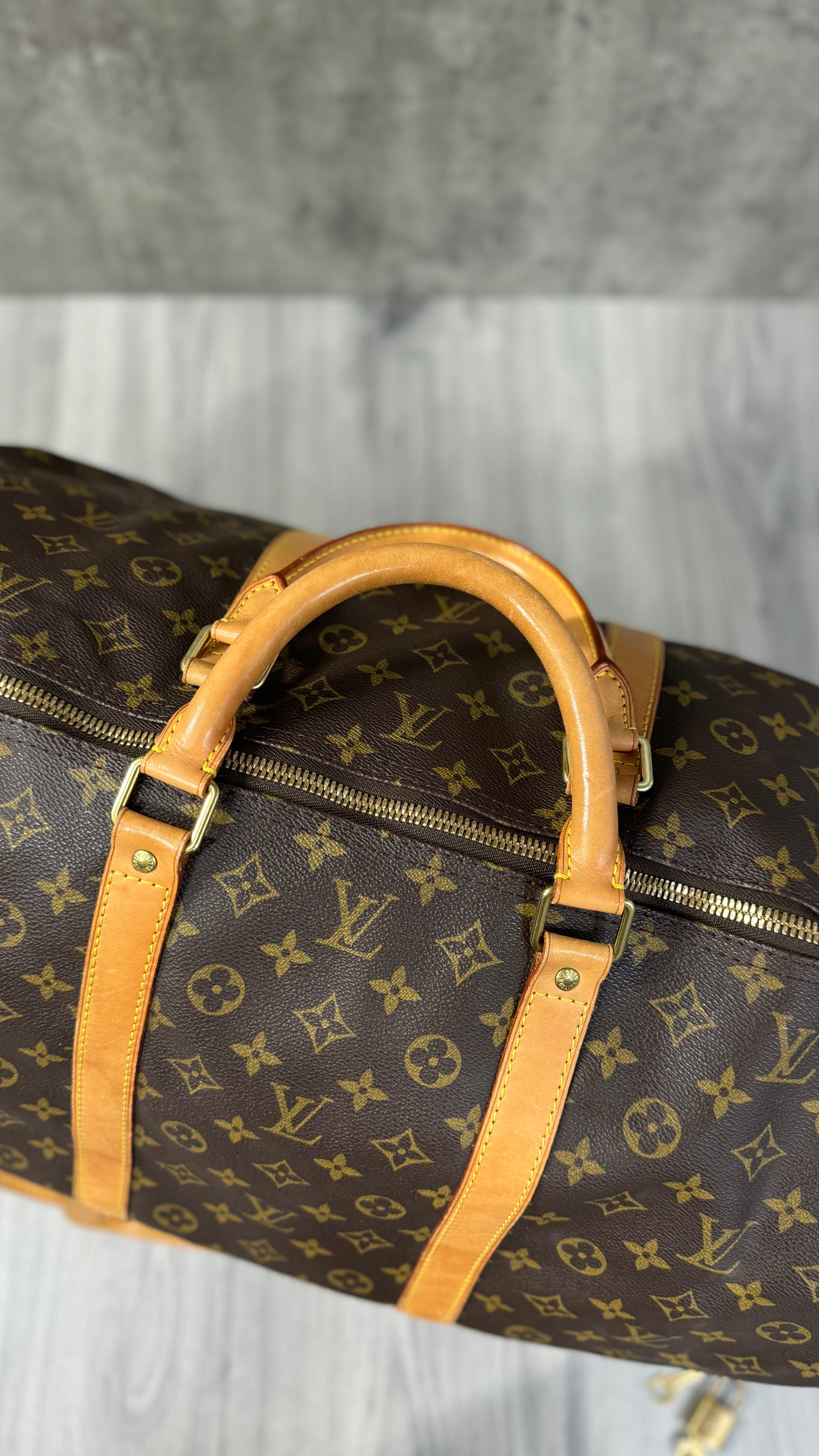 Louis Vuitton Keepall Bandoulière Brown Monogram