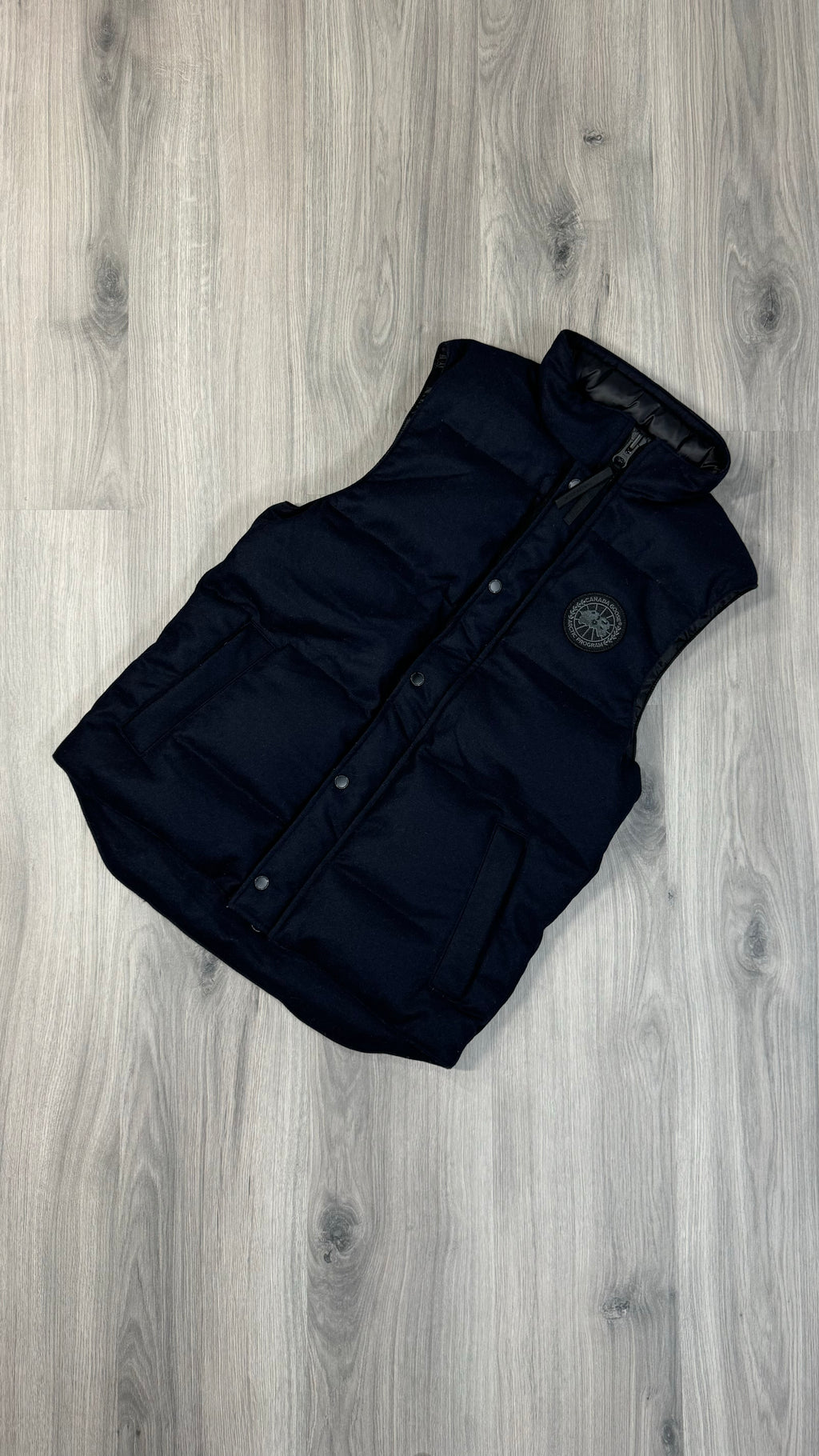 Canada Goose Atlantic Navy Wool Garson Gilet