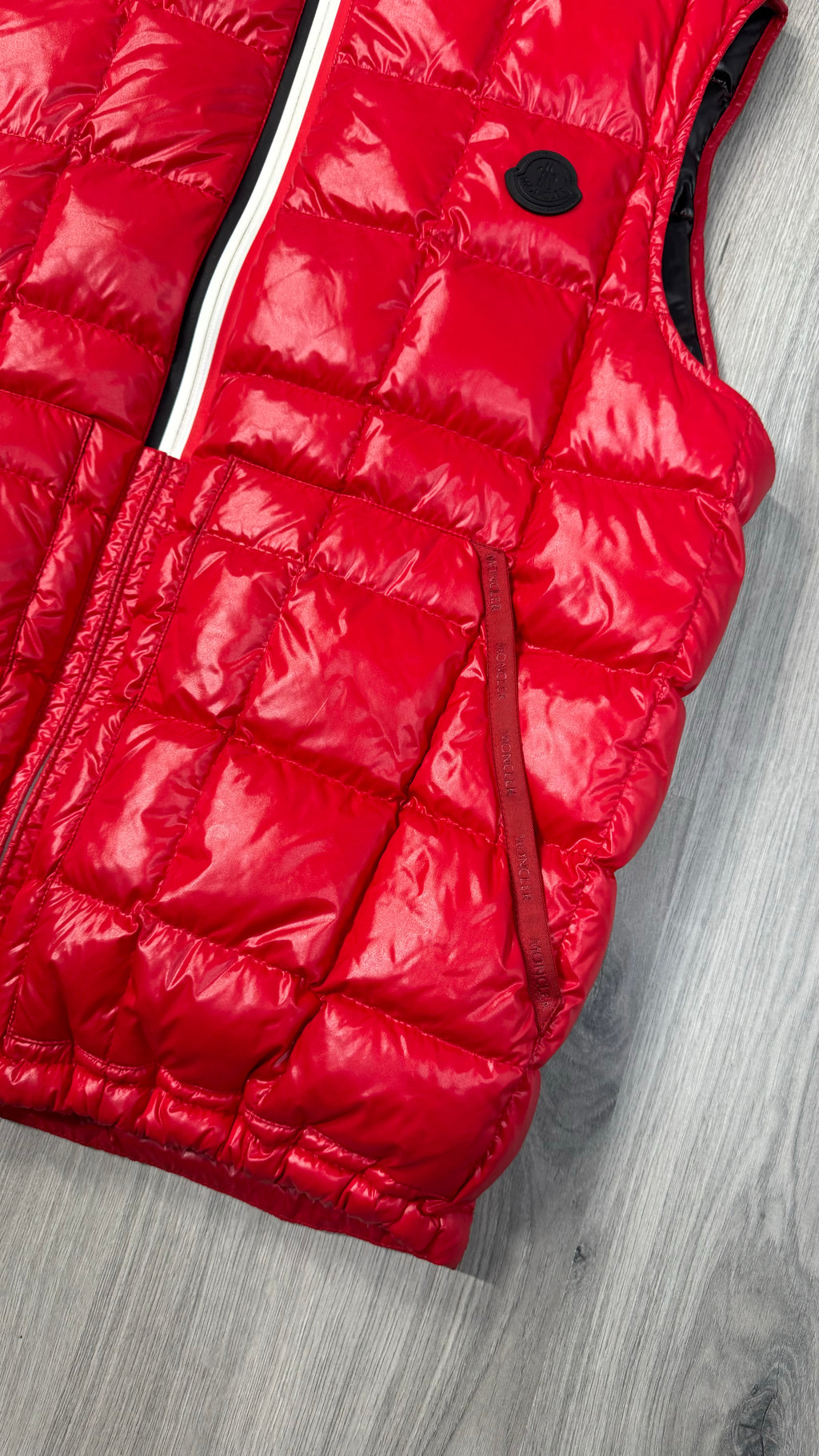 Moncler Denain Puffer Red Gilet