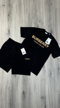 Burberry Black Shorts Set