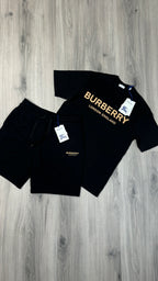Burberry Black Shorts Set