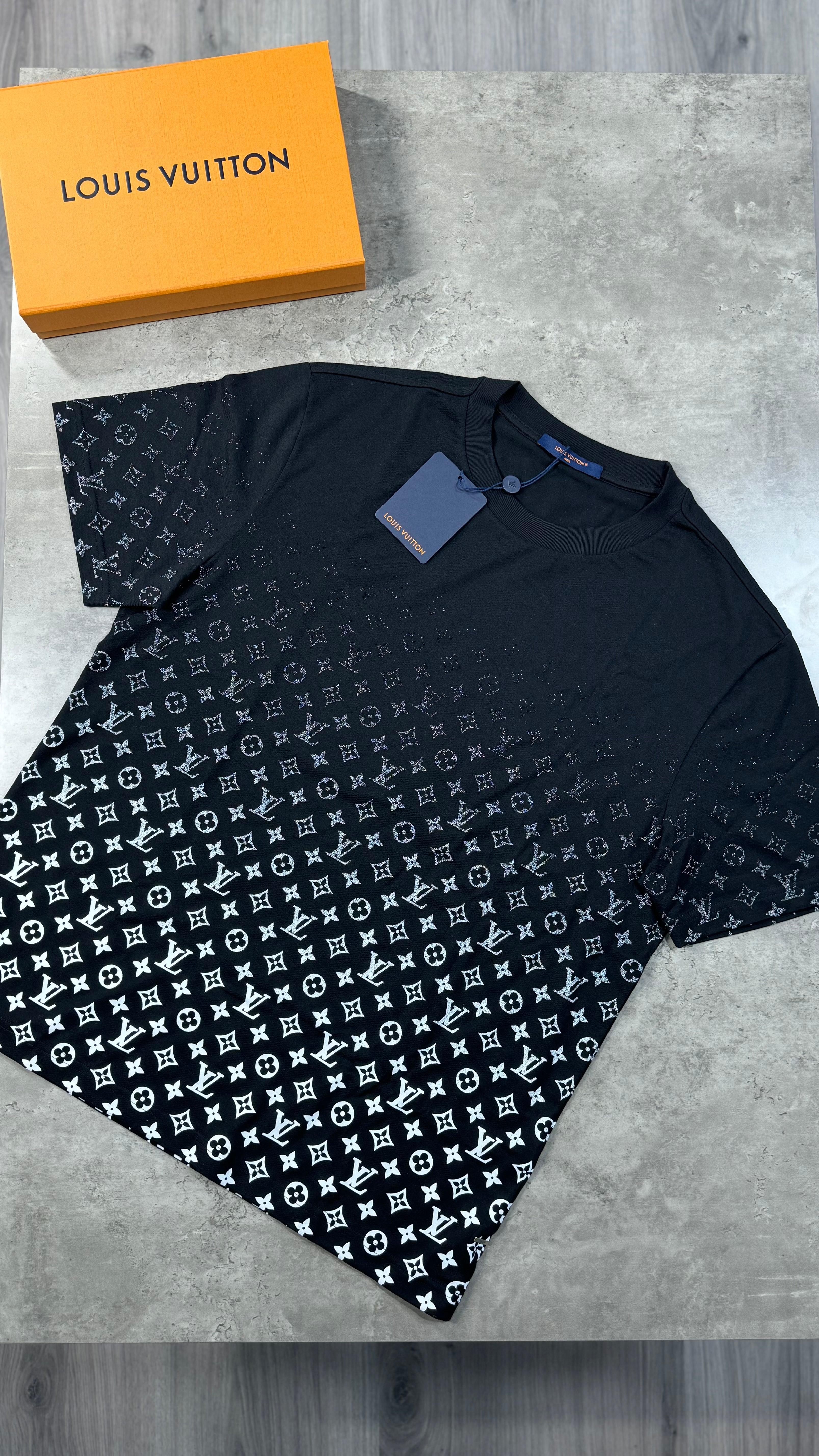Louis Vuitton Black Gradient T-shirt