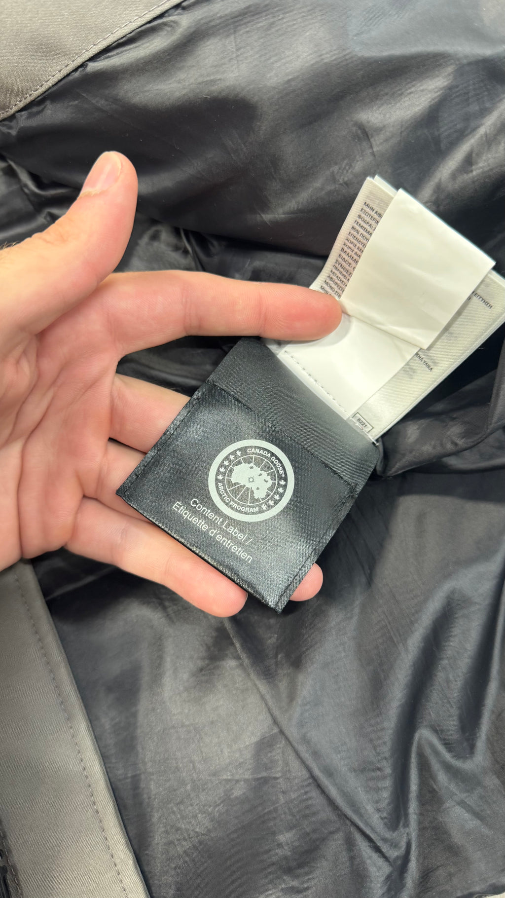 Canada Goose Coastal Grey Black Badge Wyndham Parka
