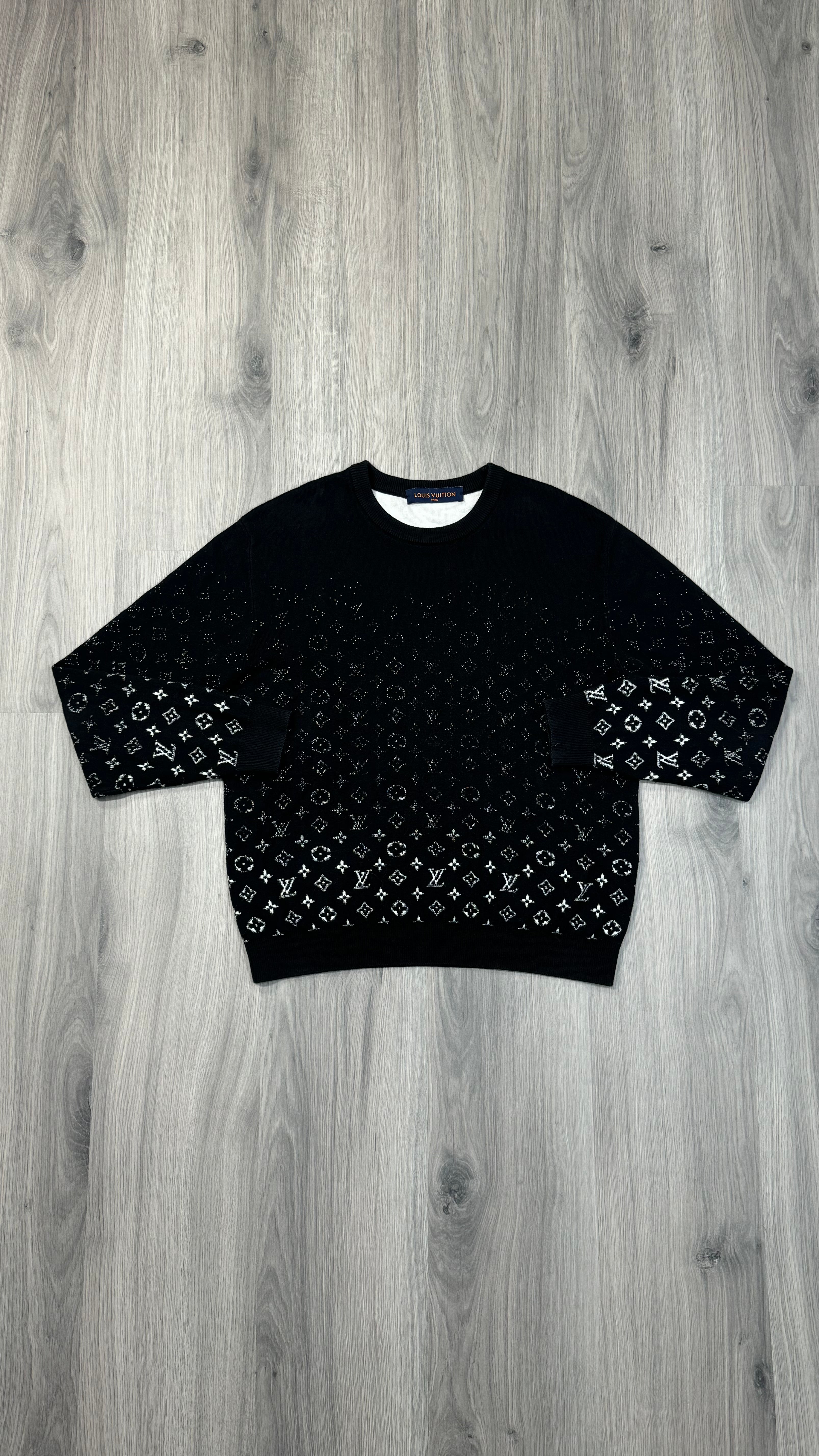 Louis Vuitton Black Gradient Sweatshirt