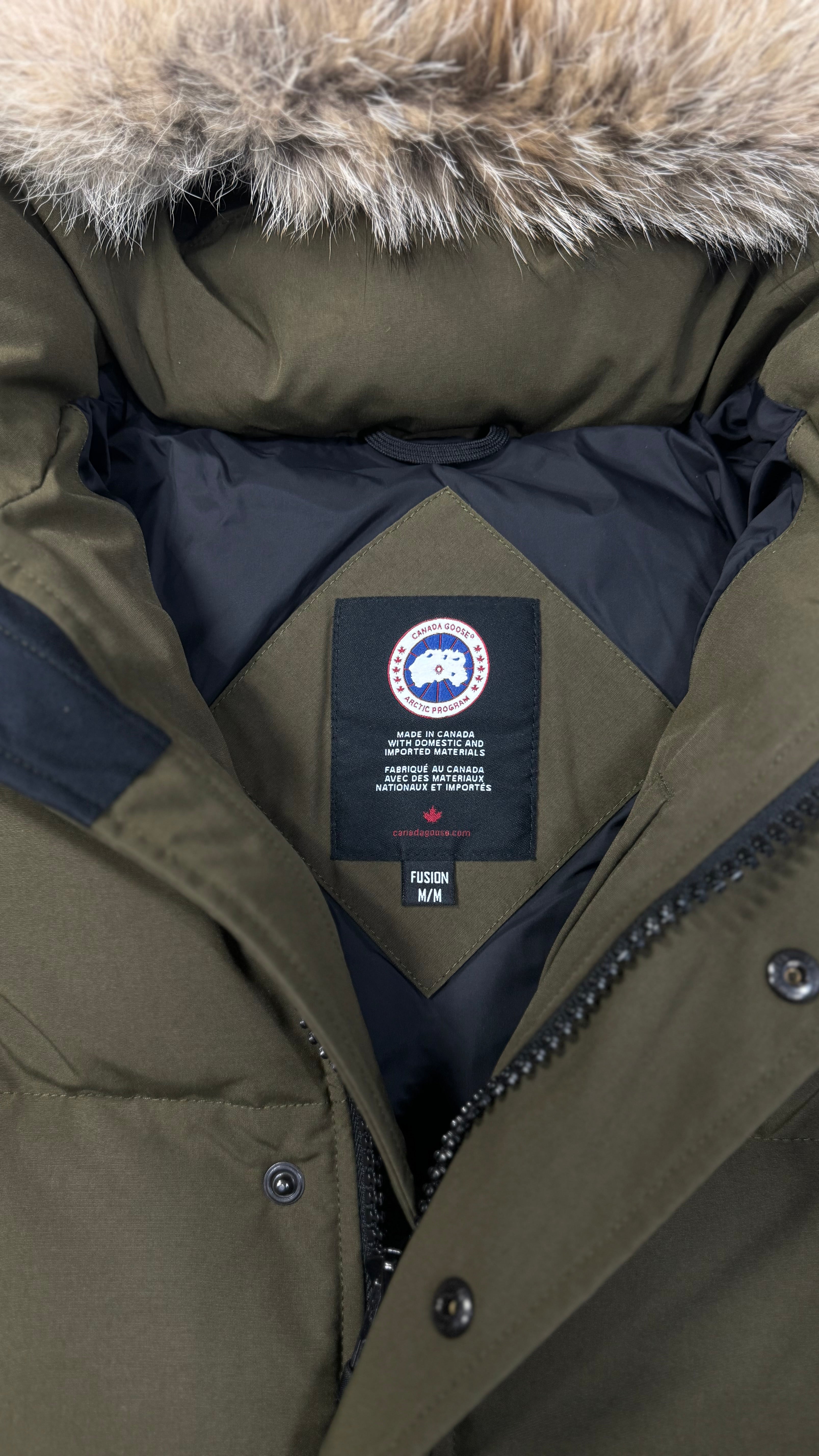 Canada Goose Khaki Wyndham Parka