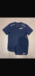 Nike Miler Thunder Blue T-shirt and Shorts Set