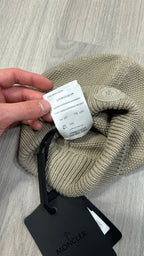 Moncler Beige Beanie