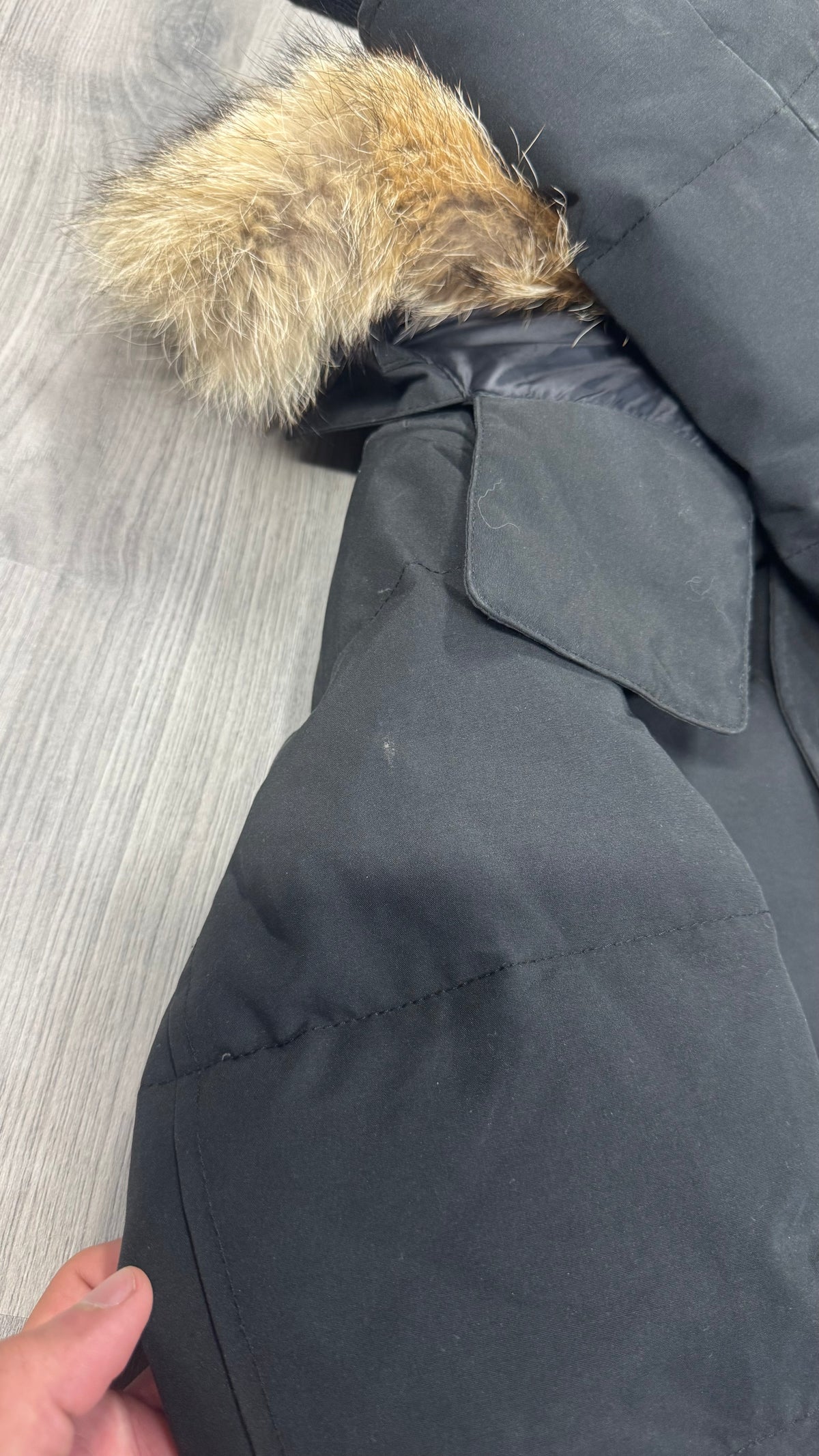 Canada Goose Black Black Badge Wyndham Parka