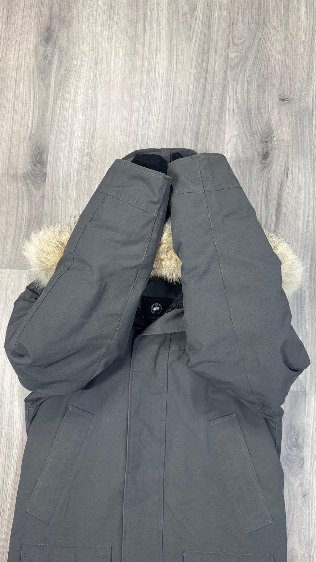Canada Goose Graphite Grey Black Badge Langford Parka