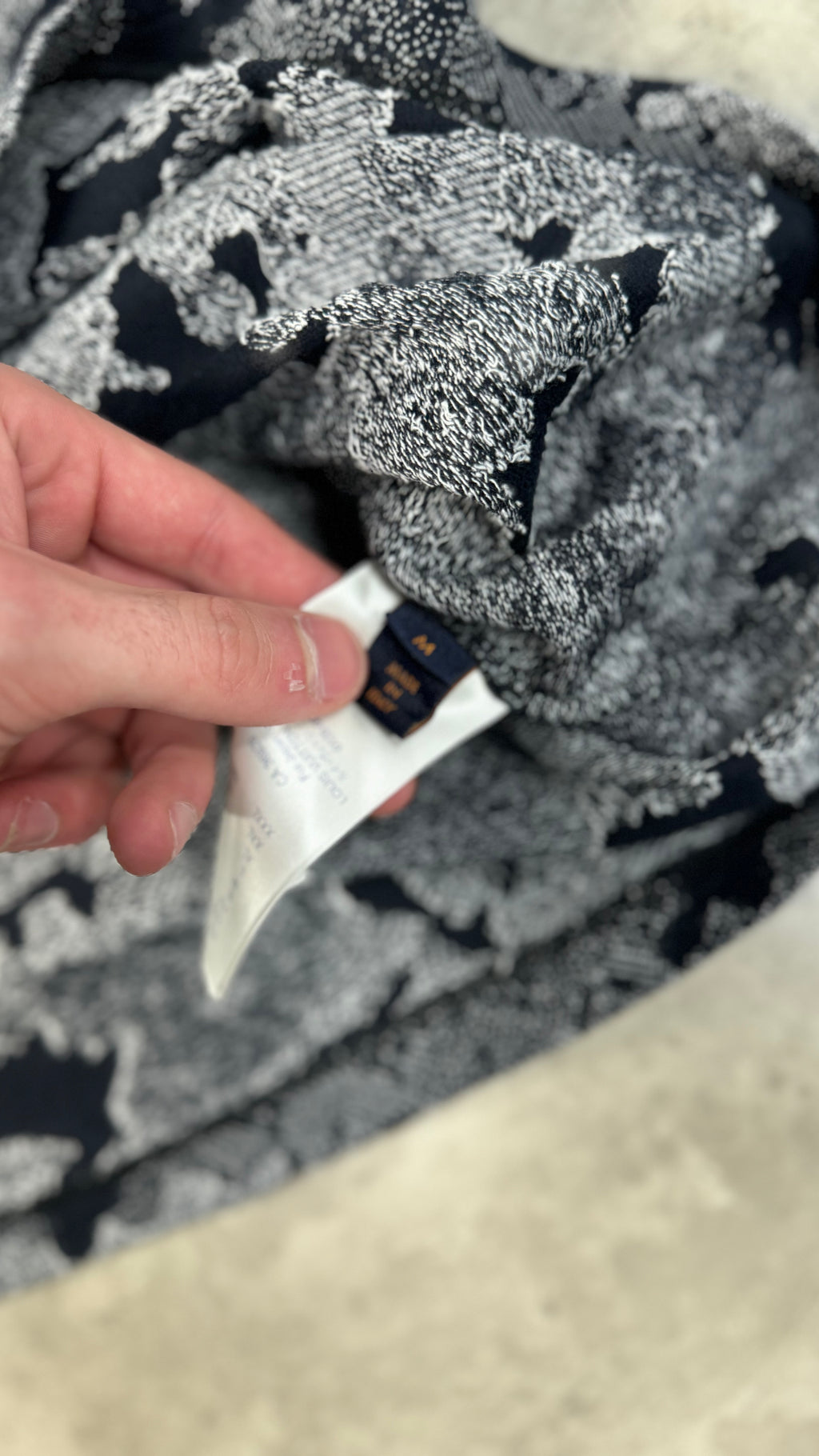 Louis Vuitton Grey Camo Monogram T-shirt