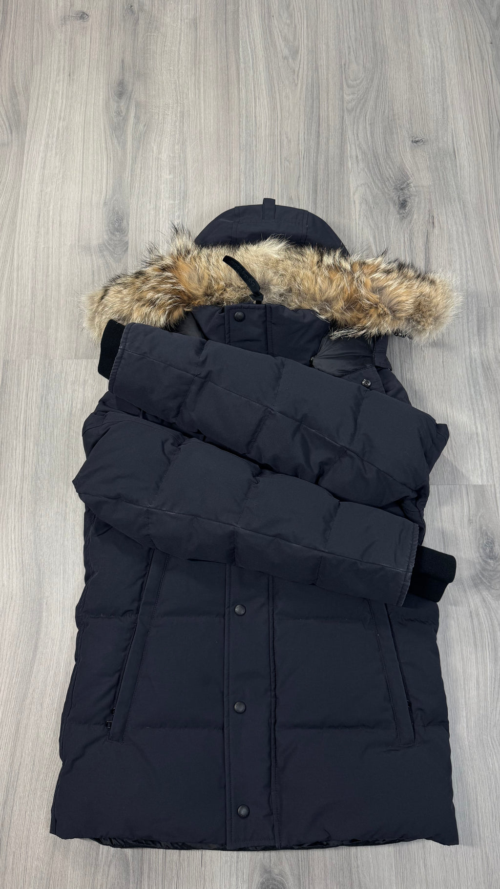 Canada Goose Marine Navy Black Badge Wyndham Parka