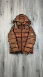 Moncler Tan / Organe Maya Short Down Jacket