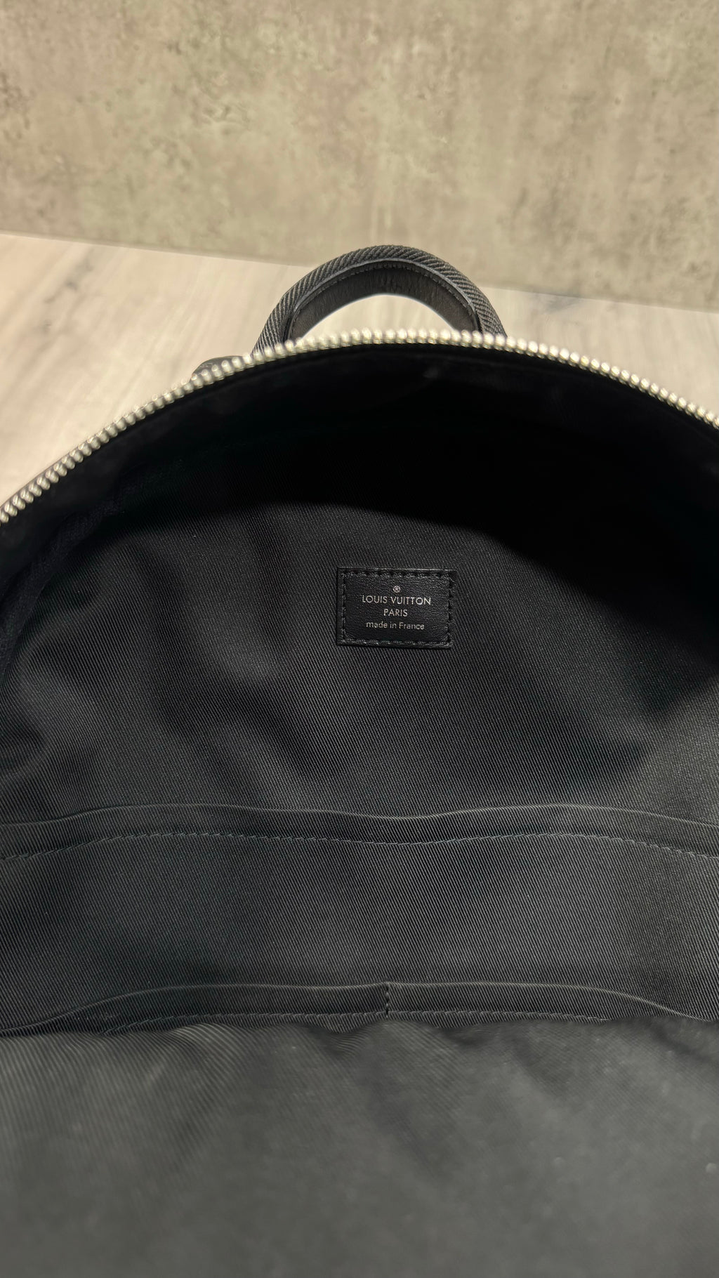 Louis Vuitton Josh Backpack In Monogram Macassar Canvas With Black Leather