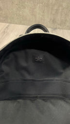 Louis Vuitton Josh Backpack In Monogram Macassar Canvas With Black Leather