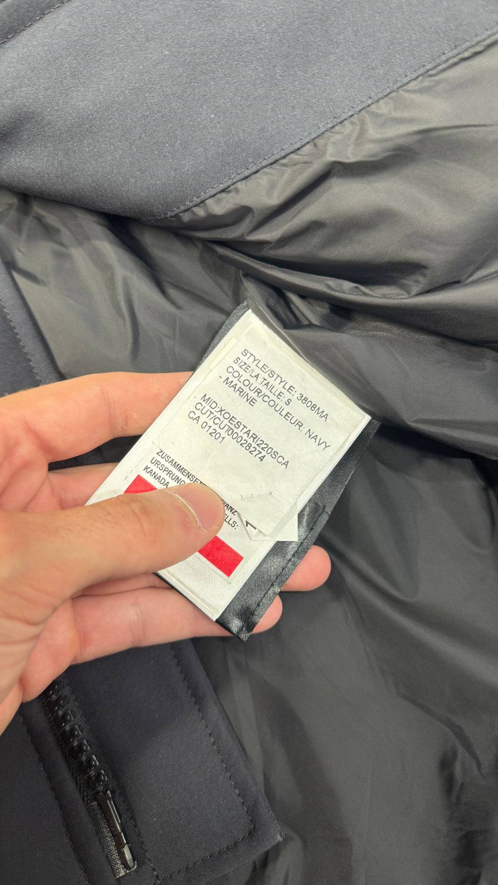 Canada Goose Marine Navy Wyndham Parka