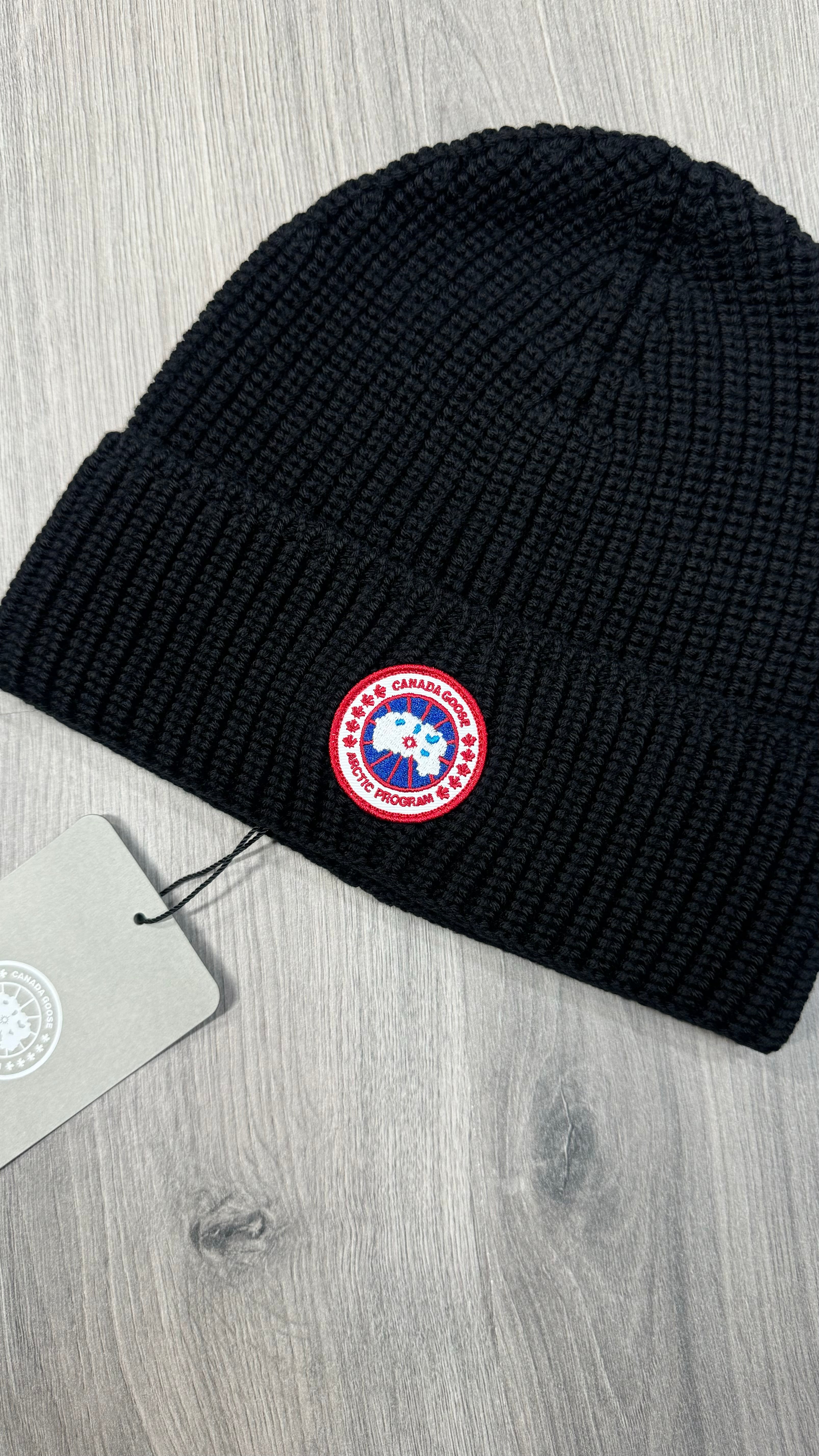 Canada Goose Black Beanie