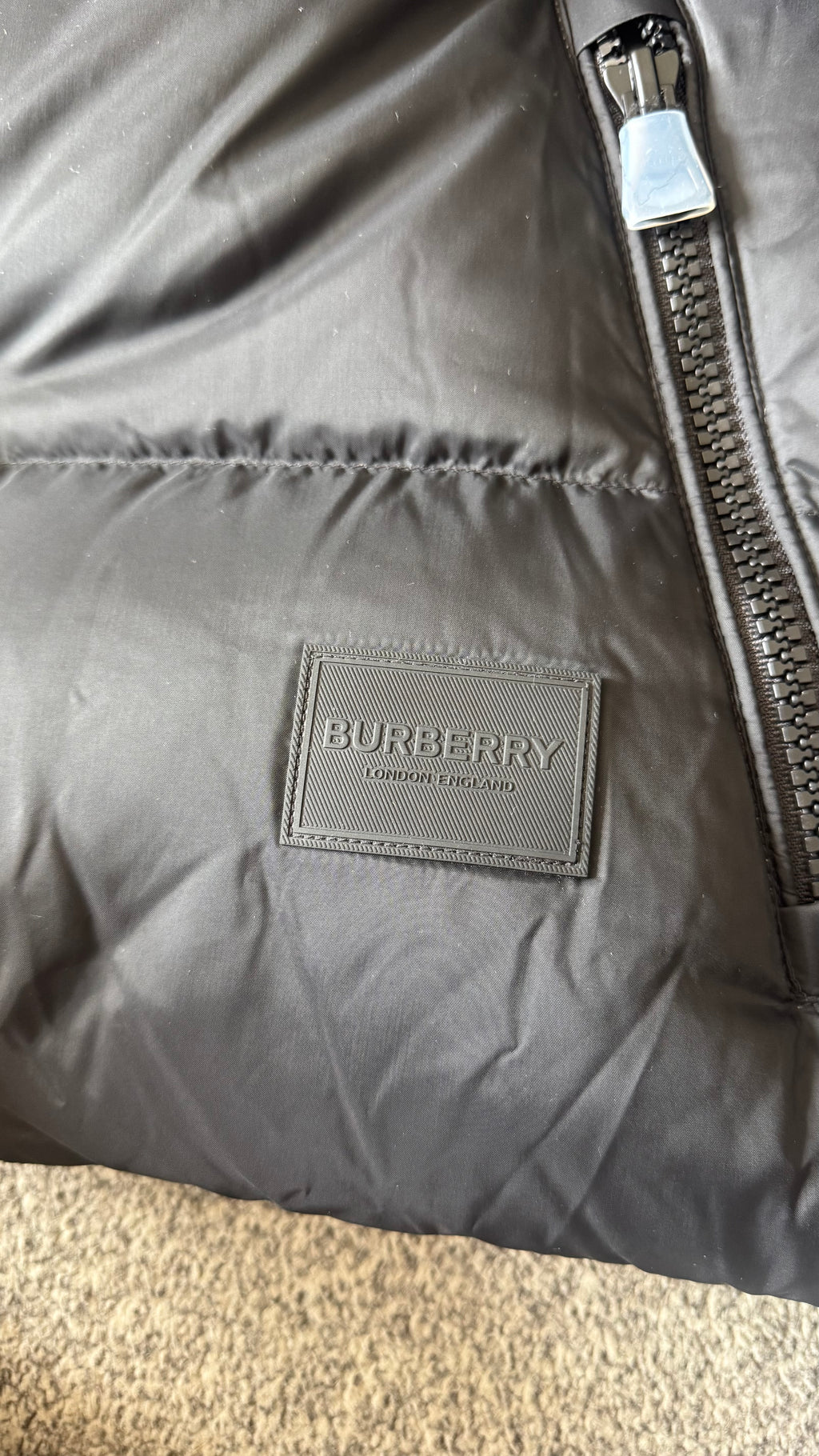 Burberry Black Halsby Puffer Jacket
