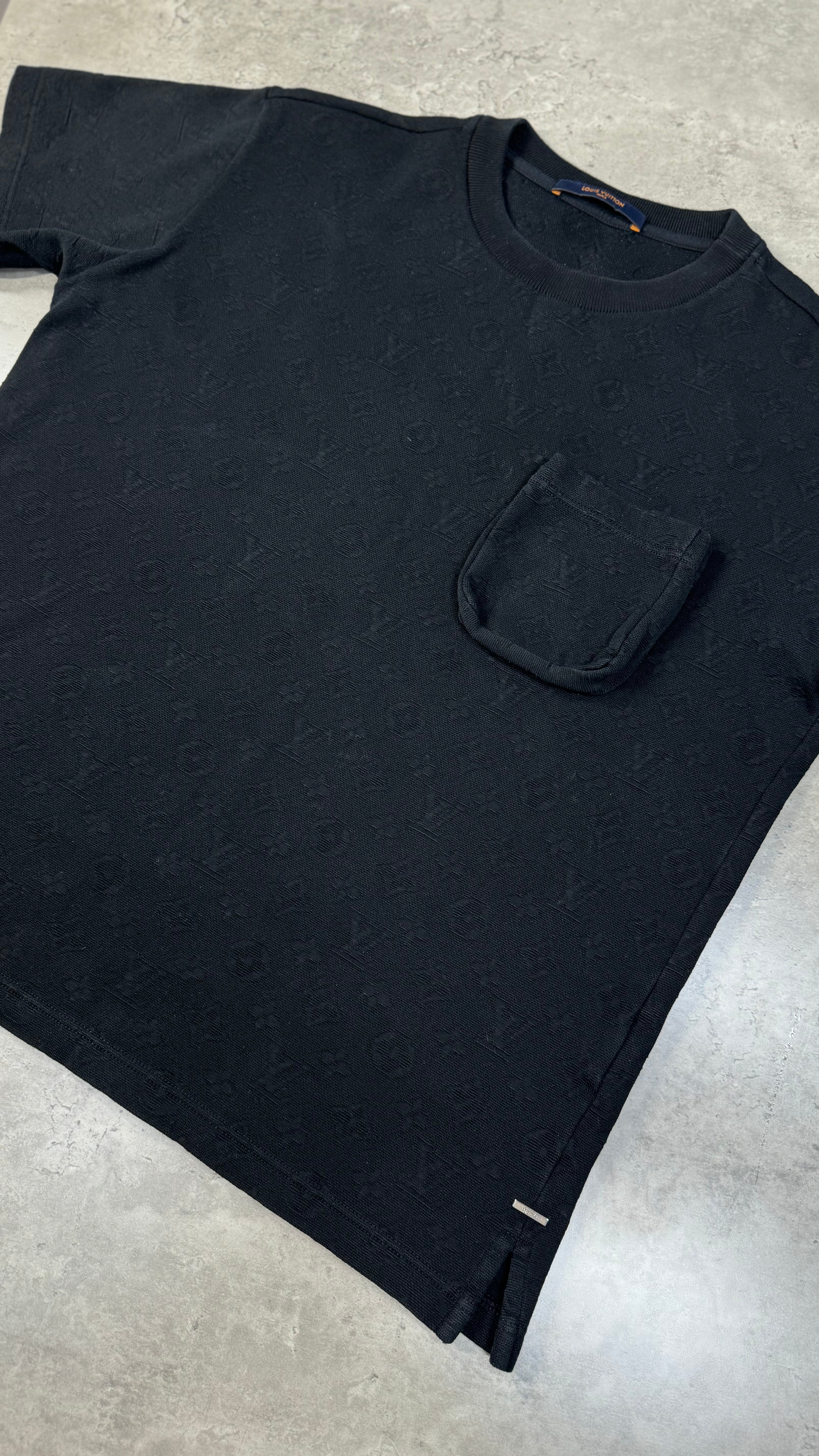 Louis Vuitton Black 3D Print T-shirt