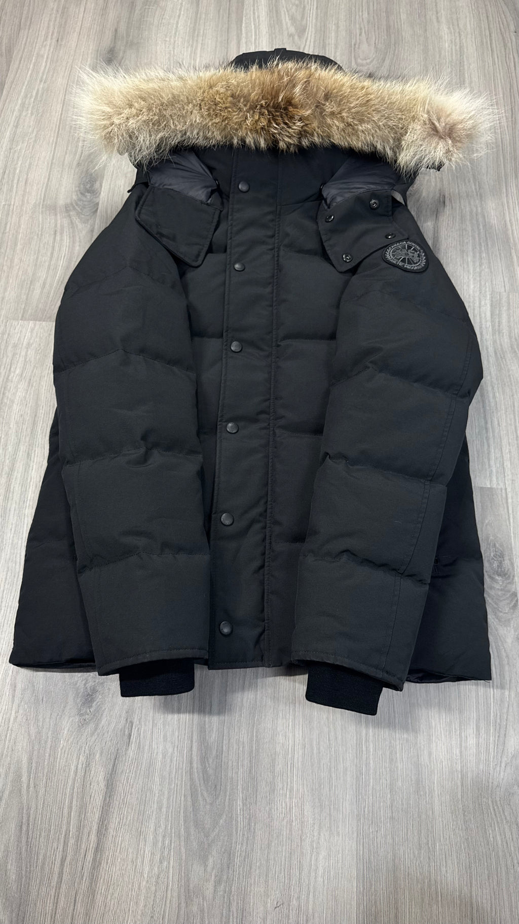 Canada Goose Black Badge Black Wyndham Parka