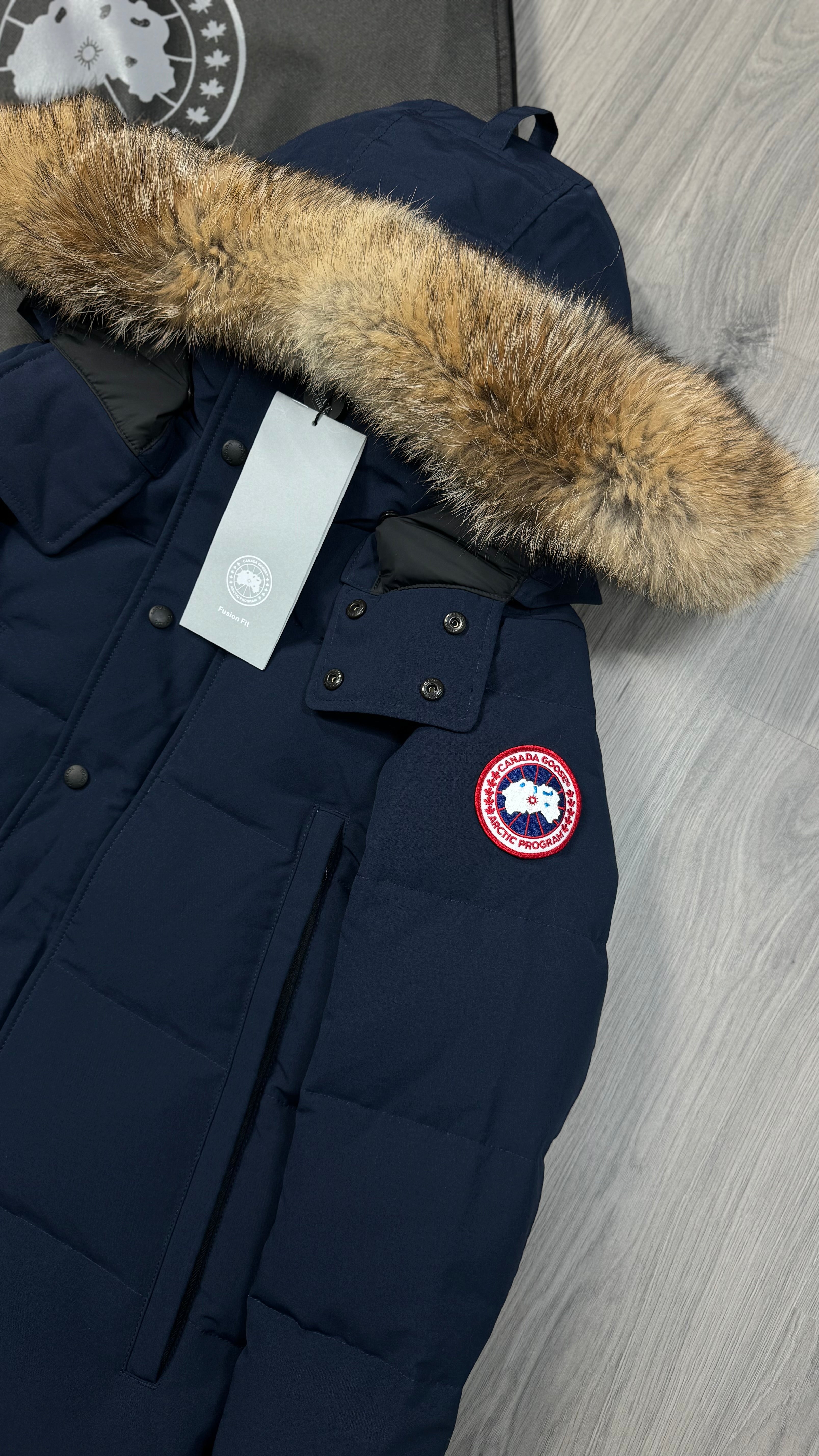 Canada Goose Atlantic Navy Wyndham Parka