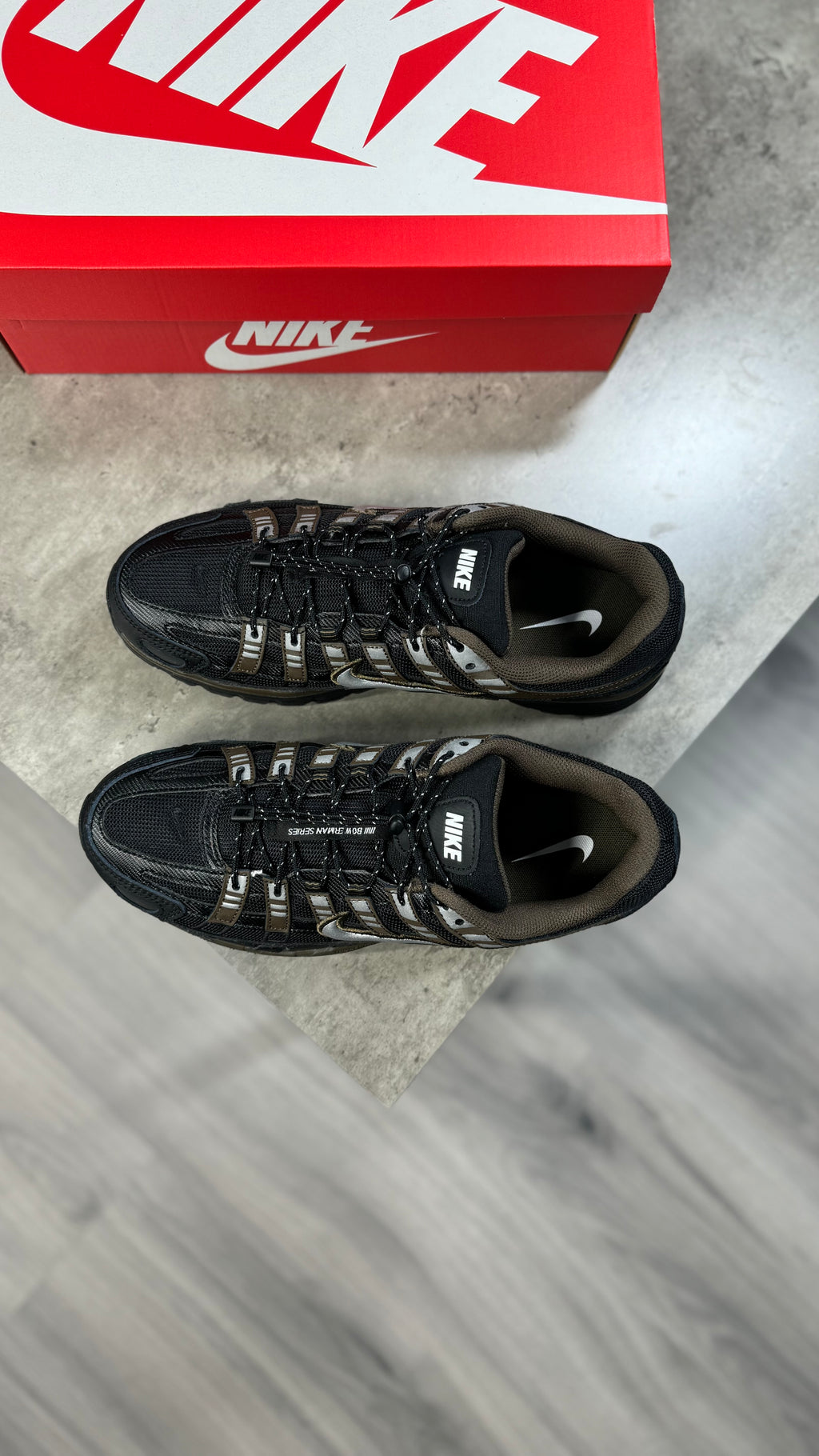 Nike P6000 Black and Dark Hazel