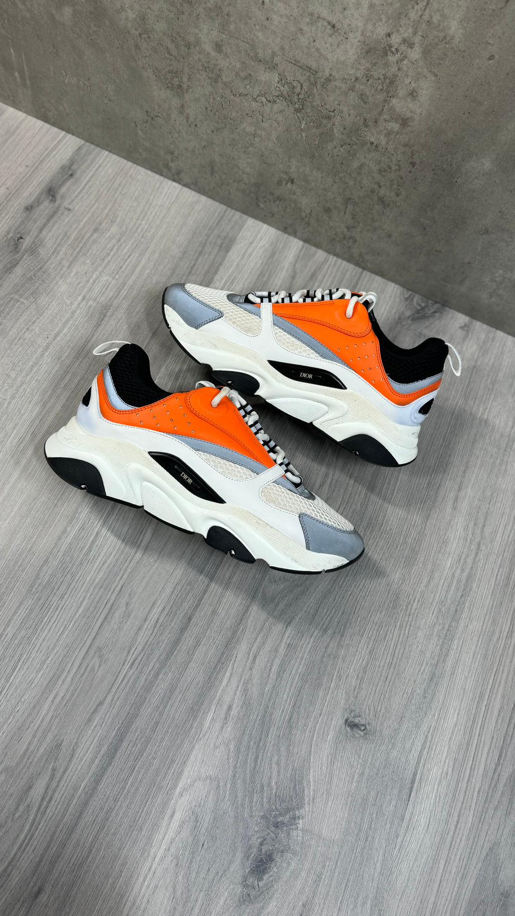 Dior B22s Orange and White